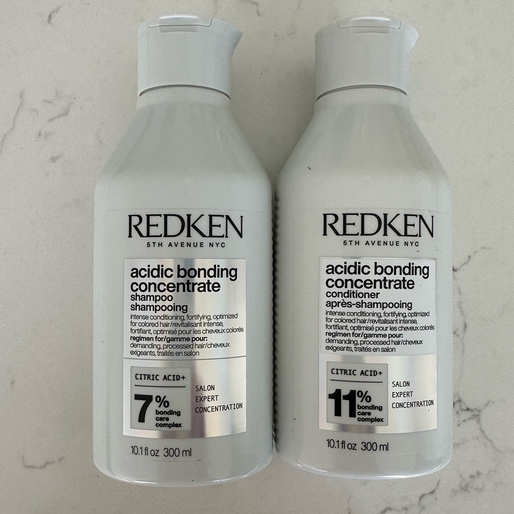 Redken Acidic Bonding Concentrate Shampoo & Conditioner Set – Damaged Hair Care